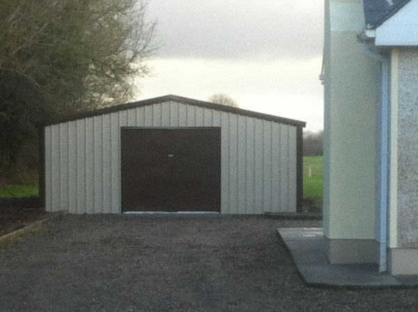 9m x 6m Workshop from Finnish Sheds in Galway, the people for steel sheds and steel garages, erected all over Ireland